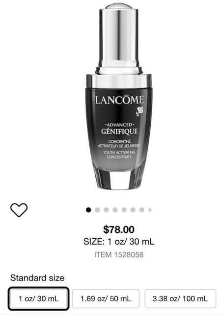 Tinh Chất Trẻ Hoá Căng Bóng Da Lancome Advanced Genifique