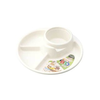 KHAY ĂN DẶM 3 NGĂN CÓ CHỖ ĐỂ CỐC