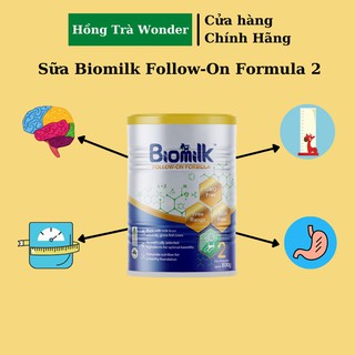 Sữa Biomilk Follow-On Formula 2 cho bé 6-12 tháng Hồng Trà Wonder
