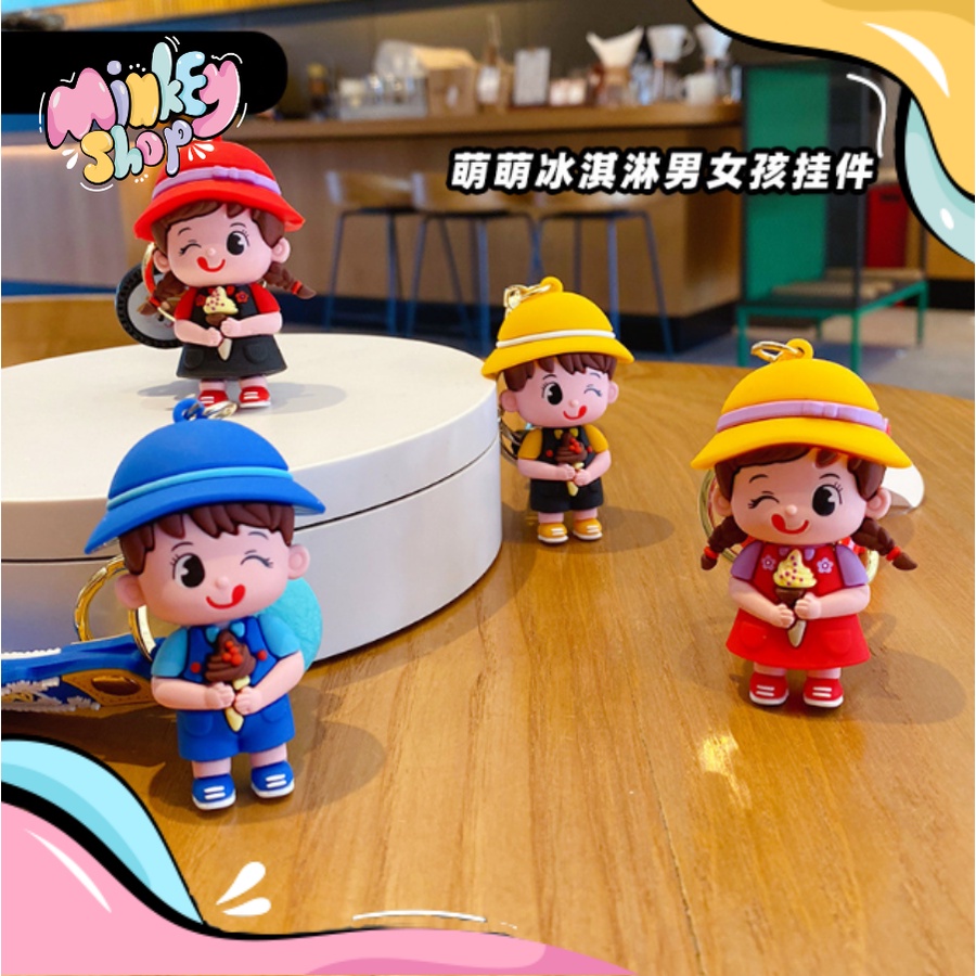 Móc Khóa Đẹp Hình Bé Adorable Dễ Thương phụ kiện Túi Xách -Minkey