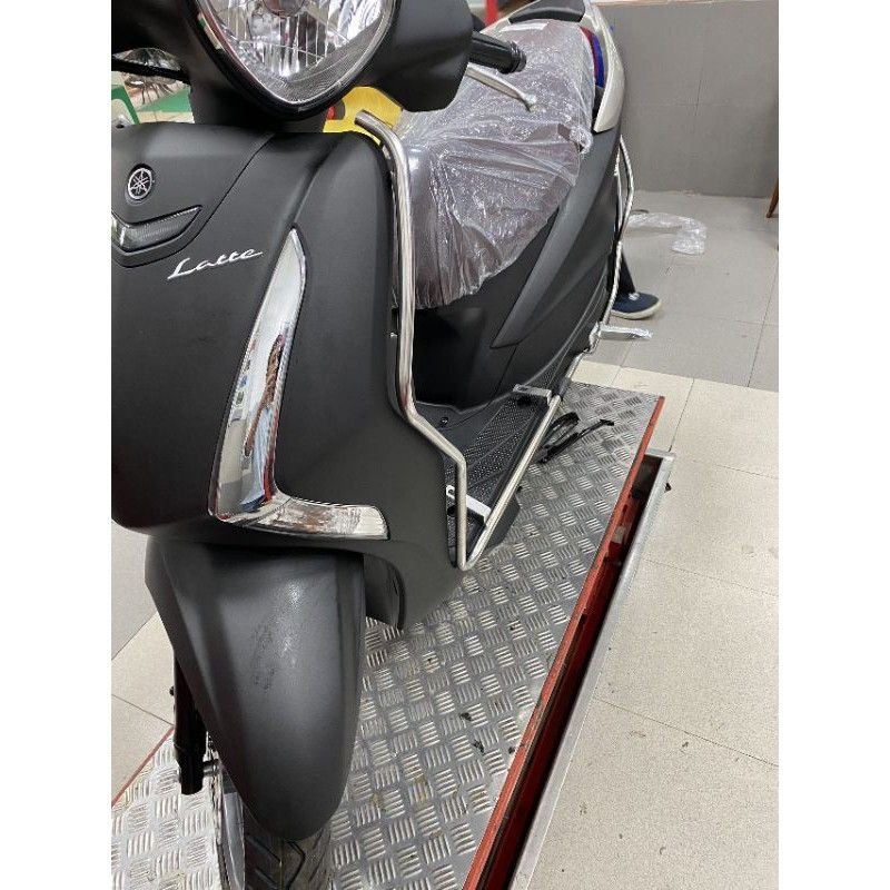 Khung quây bảo vệ xe latte yamaha chính hãng inox