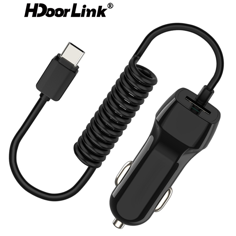 Dây cáp HDOORLINK sạc nhanh USB Type C 2.4A thích hợp cho điện thoại iPhone Xiaomi Huawei