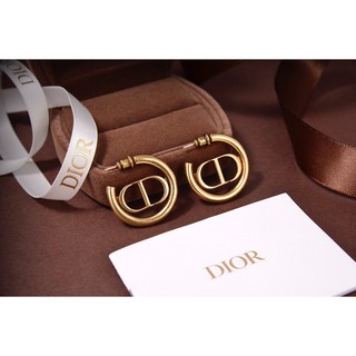 【COD】Bông Tai Dior Kiểu Dáng Đơn Giản Phong Cách Retro