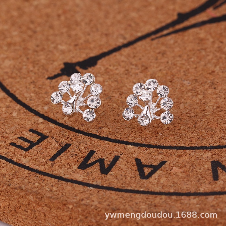 Bông tai Bạc 925 nữ . khuyên tai hàn quốc tre trung