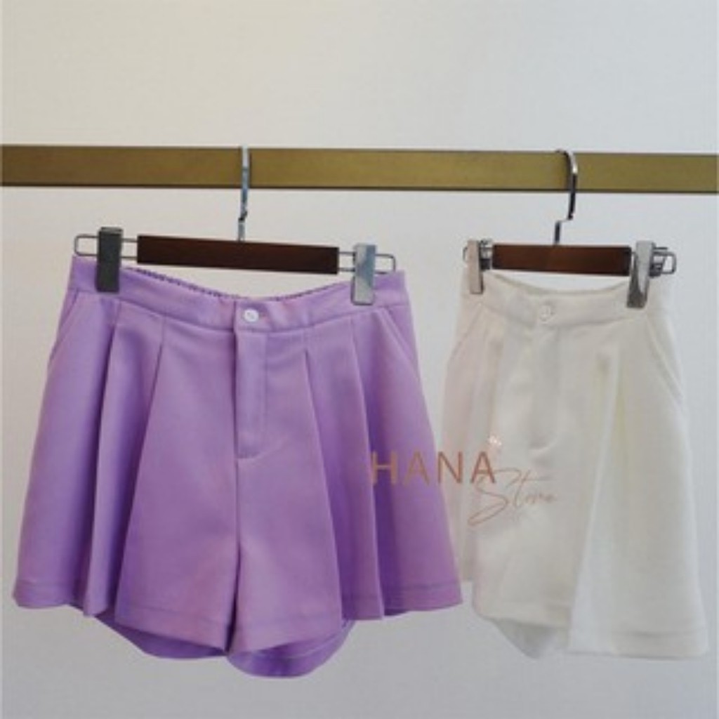 Quần Short Nữ Giả Váy Cạp Cao Lưng Chun Siêu Co Giãn Chất Đẹp Form Chuẩn | BigBuy360 - bigbuy360.vn