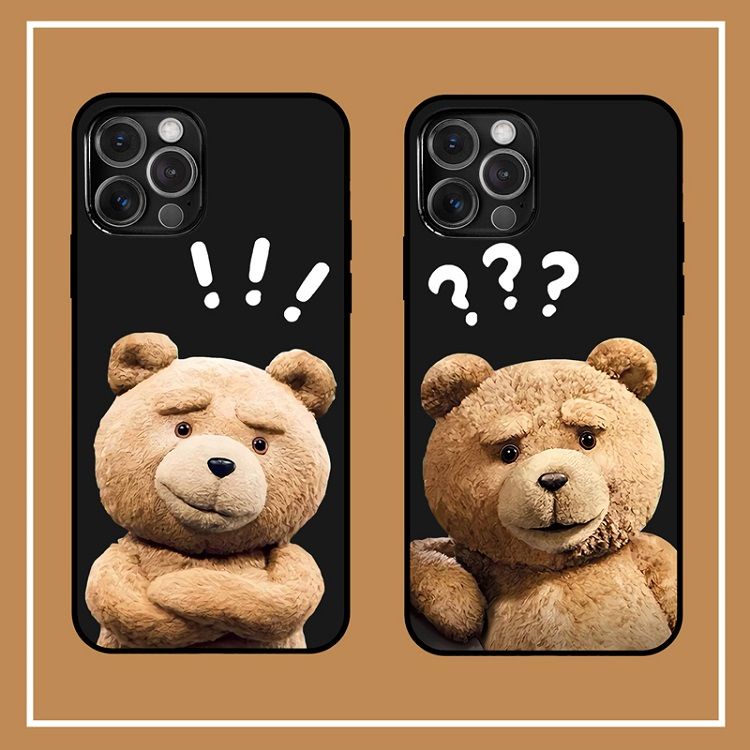 Ốp Điện Thoại Chống Sốc In Hình Gấu Dễ Thương Cho Iphone 13 Pro 11 Pro Max Xr 6s 7 8 Plus 12 Mini 14 Pro Xs Max