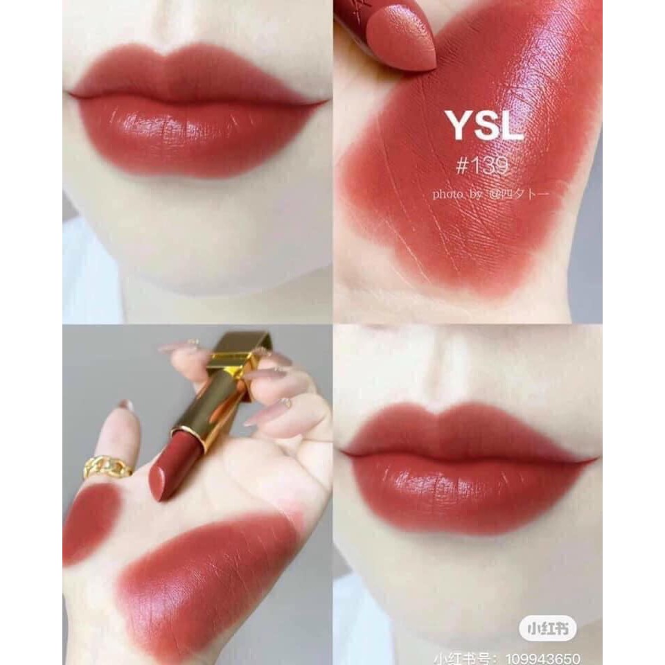 [Chính Hãng - Có Sẵn] Son YSL Rouge Pur Couture Milk Tea BST mới hot nhất màu 139 Beige Cremeux