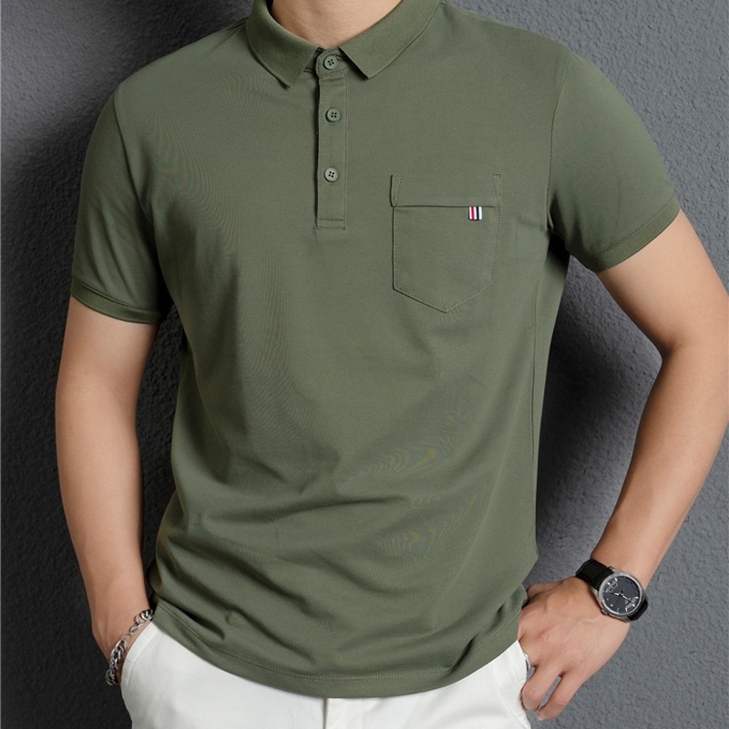 Áo Polo Nam túi ngực ,chất cotton cá sấu dày dặn mặc thoáng mát, full size phân phối độc quyền-PHSHOP204