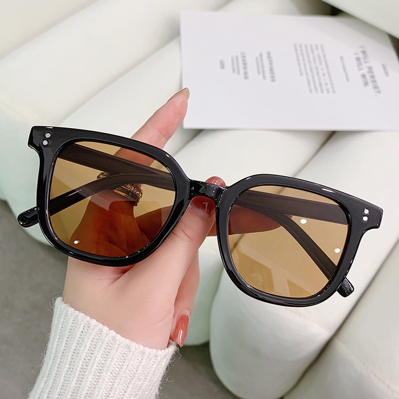 Kính Mát Gọng Vuông Chất Lượng Cao Phong Cách Hàn Quốc