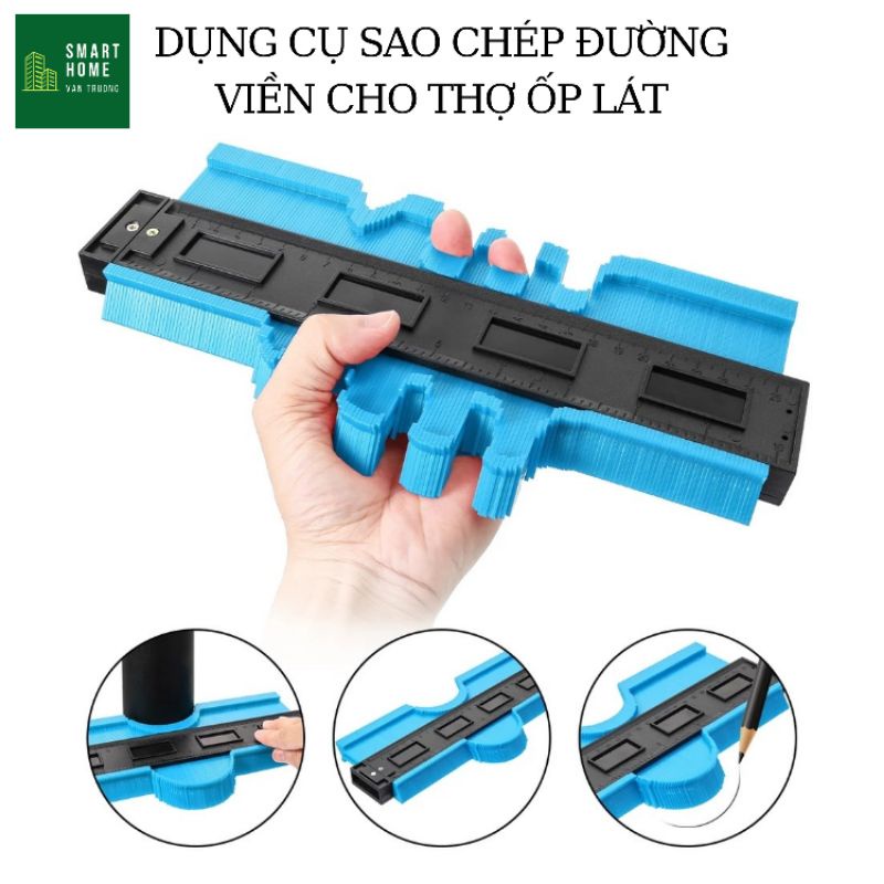 Thước sao chép đường viền, cạnh viền cho thợ ốp lát