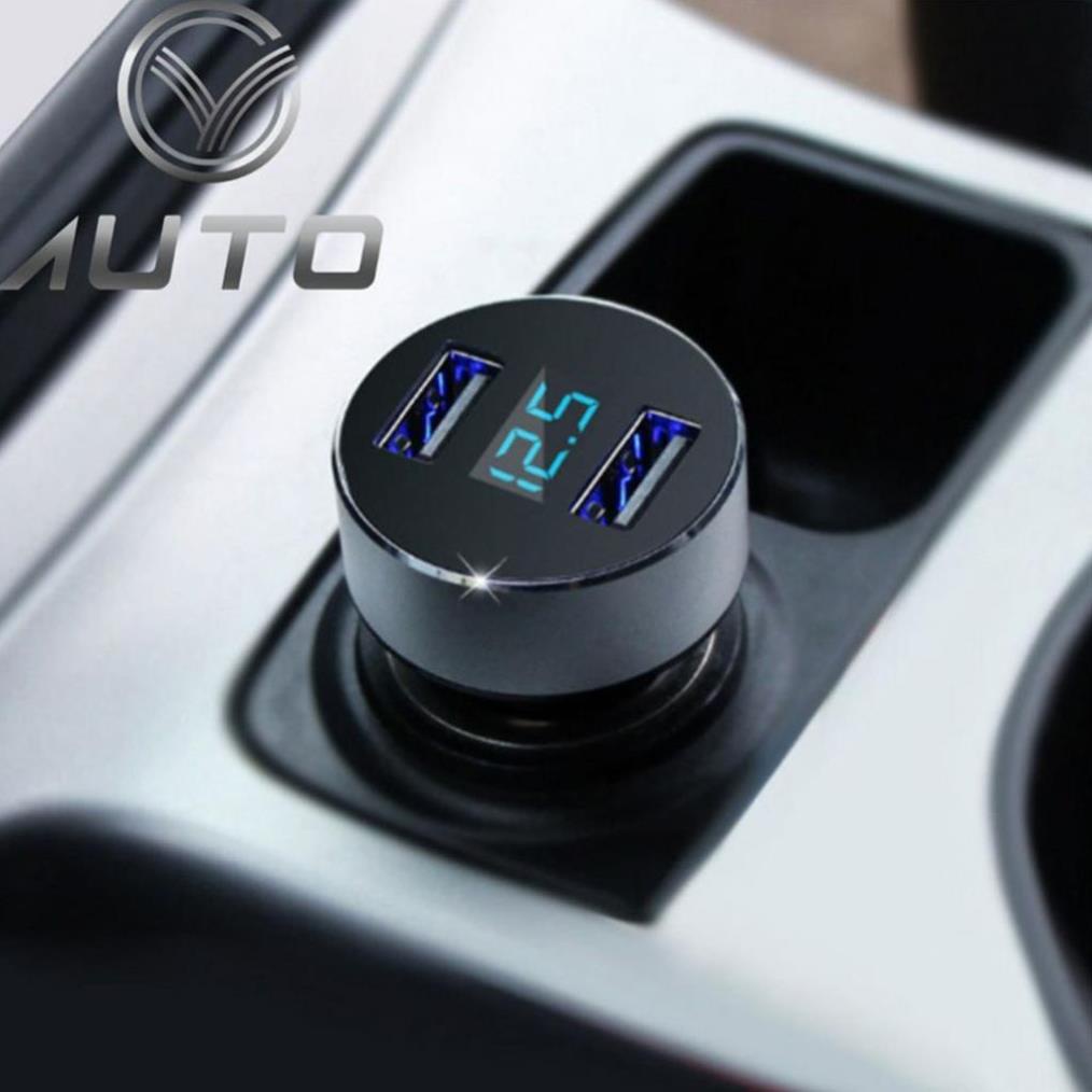 Tẩu sạc nhanh ô tô Huydai - Hy 36C, tẩu sạc xe hơi, xe hơi tích hợp hai cổng usb