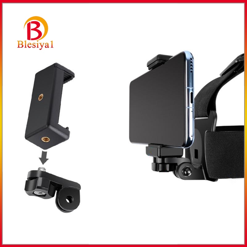 [BLESIYA1] Adjustable Head Strap Belt Mount Holder with Clamp for Sports Camera Phone