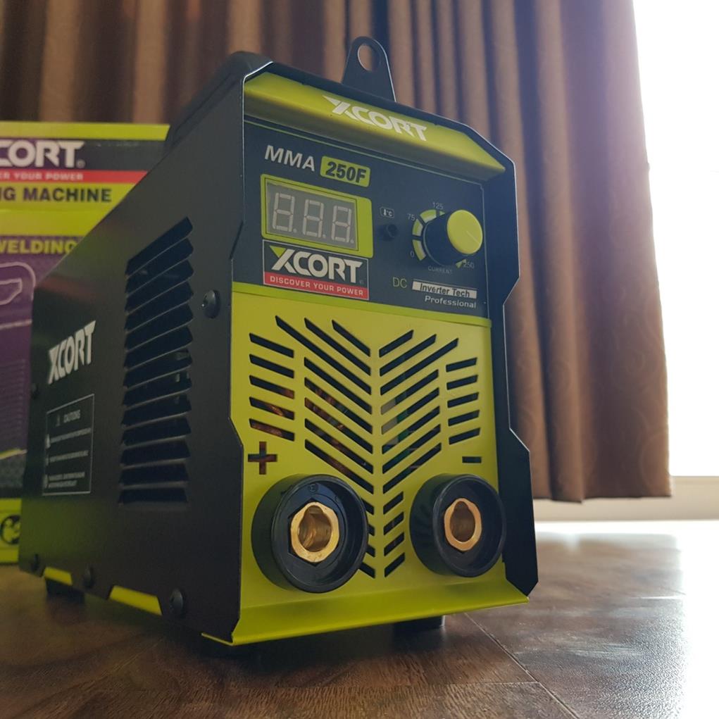 Máy hàn điện tử - Máy hàn que MMA-250F Dòng hàn 0-250A Kèm Phụ Kiện