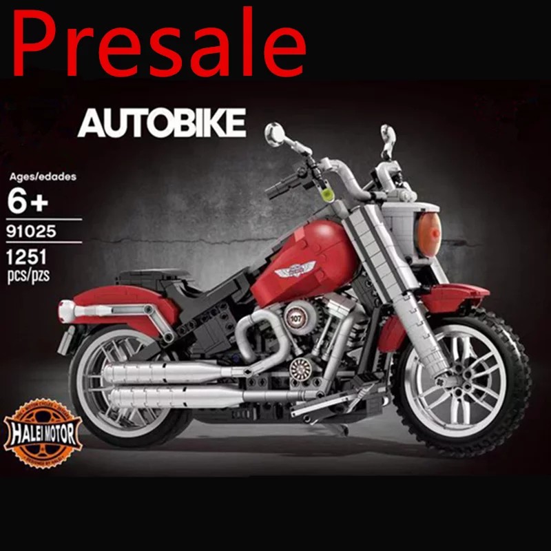 Lắp ghép Mô hình AUTOBIKE 91025 SIÊU XE MOTO CỔ ĐIỂN HALEI MOTOR