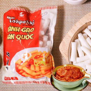 COMBO 500g Bánh Gạo Tokbokki Hàn Quốc kèm 100g sốt tương ớt Hàn Quốc