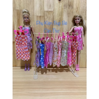 Combo 3 đầm cho bup bê barbie, xinyi, kexin, licca…