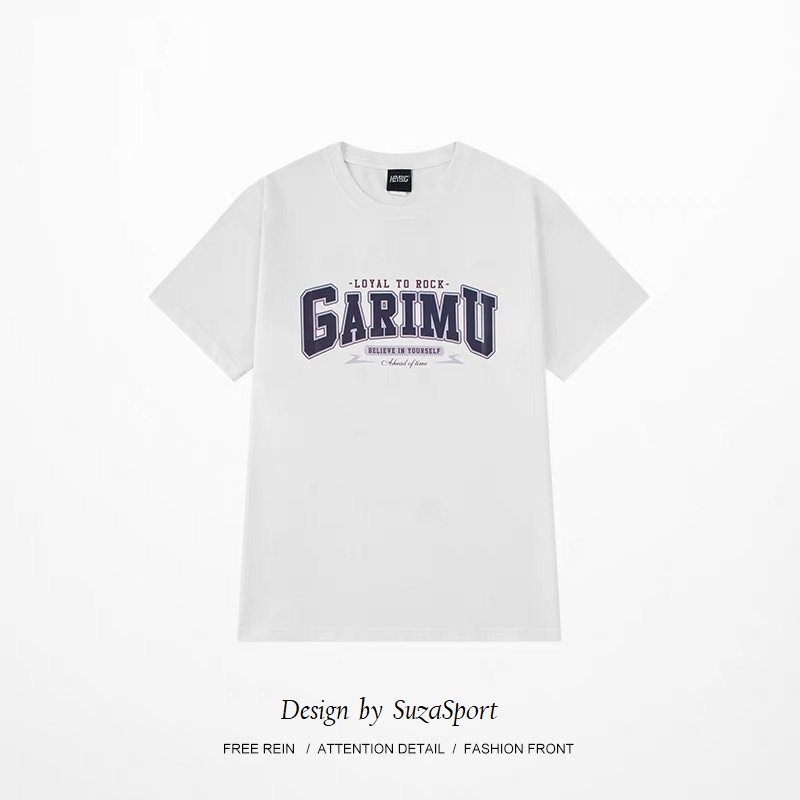 Áo thun GARIMU Unisex Basic Tee 100% Cotton, phông trơn nam nữ tay lỡ oversize form rộng