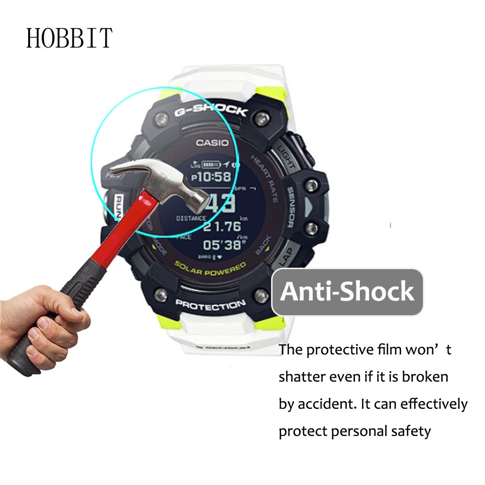 Set 2 Kính Cường Lực Hd 2.5d 9h Chống Trầy Cho Casio G-Shock Gbd-H1000 1a7pr 1pr 4pr 8pr Watch Hd