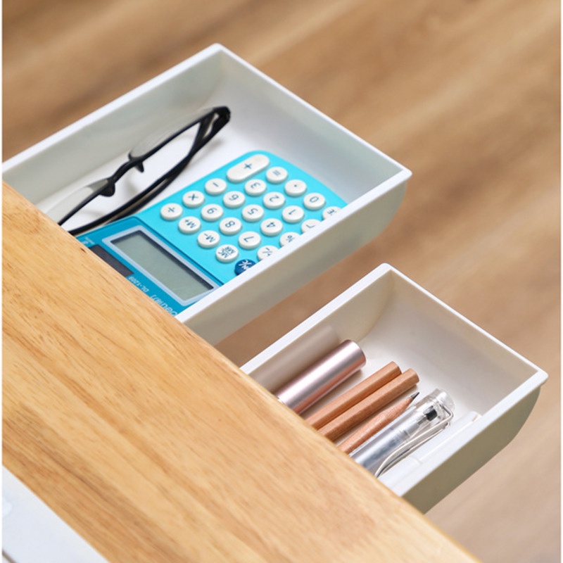 Hộp Đựng Bút / Cọ Trang Điểm Để Bàn Không Cần Khoan Lỗ Có Móc Treo Tiện Dụng Cho Văn Phòng / Gia Đình