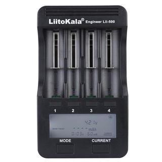 Sạc Pin Liitokala Lii-500 18650/26650 sạc thông minh đo nội trở và dung lượng pin