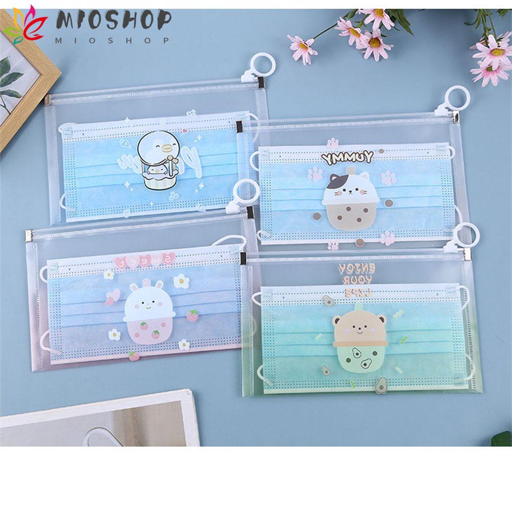 Túi đựng bảo vệ khẩu trang sử dùng một lần chống bụi với họa tiết hoạt hình độc đáo tiện dụng