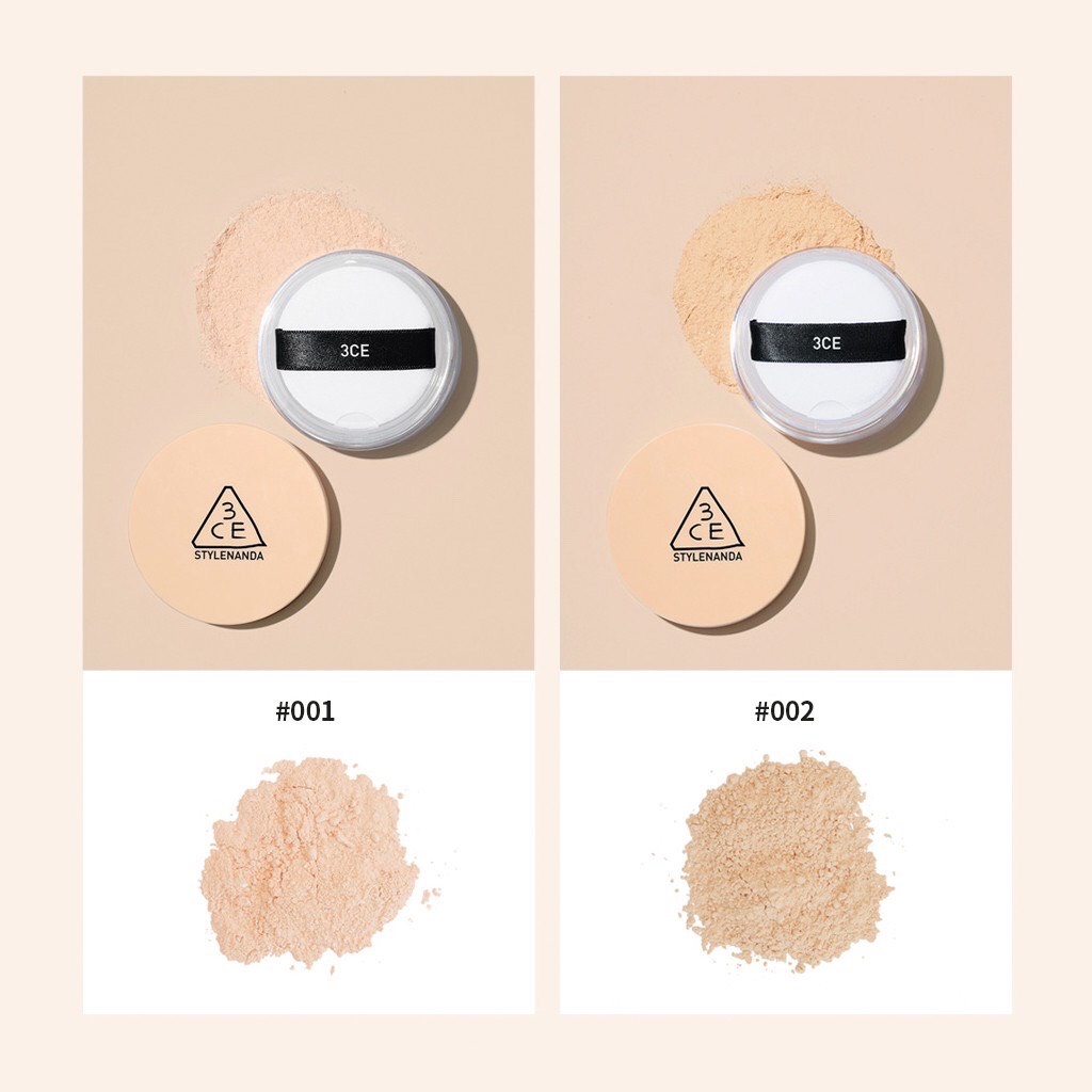 Phấn Phủ Bột Có Màu 3CE Natural Finish Loose Powder 8.5g