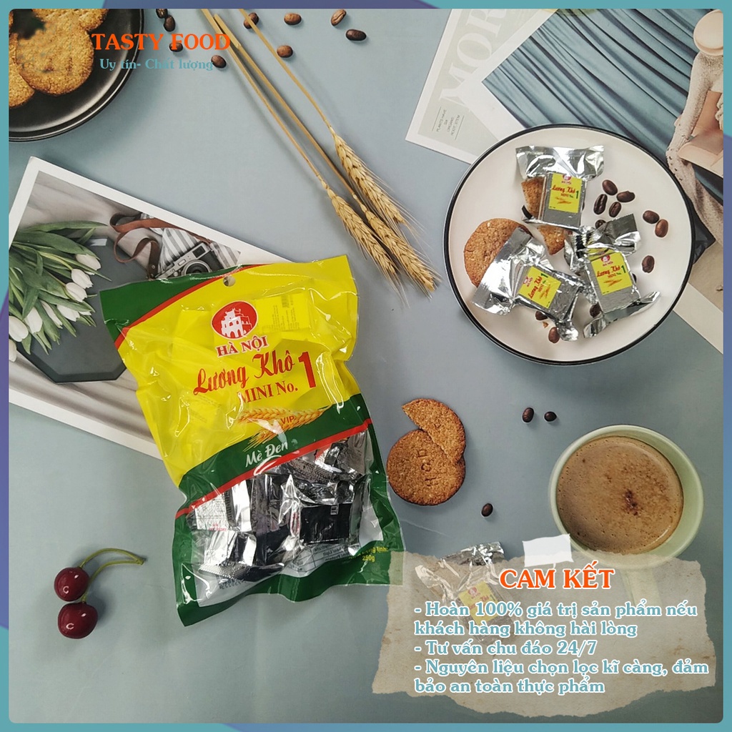 Lương khô mini mix vị Hà Nội gói 250g   , lương khô mini Việt Nam chính hãng đồ ăn vặt Tasty Food