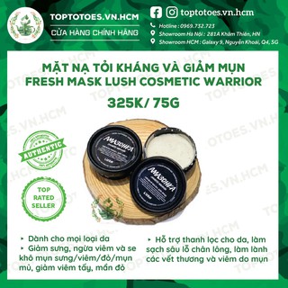 Mặt nạ tỏi Lush Cosmetic Warrior Fresh Mask ngừa và giảm mụn, viêm, sưng đỏ