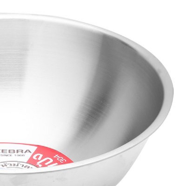 Thau thố trộn inox Zebra thái Lan 45cm-135045-19.6L. Nhập khẩu Thái Lan, inox 304 cao cấp siêu bền