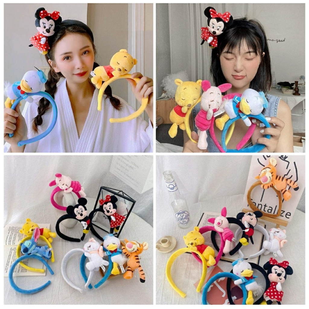 Bờm cài tóc hoạt hình Disney đáng yêu