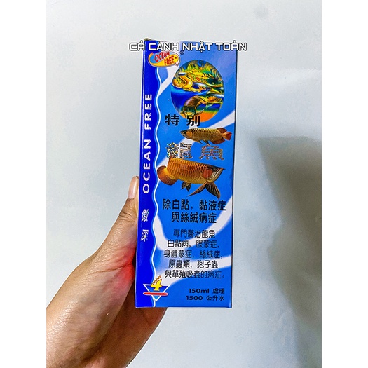 SPECIAL AROWANA SLIM SỐ 4 150ML OCEAN FREE CHO CÁ RỒNG RẬN, ĐỐM TRẮNG, SÁN, MANG CÁ, NẤM VELVET