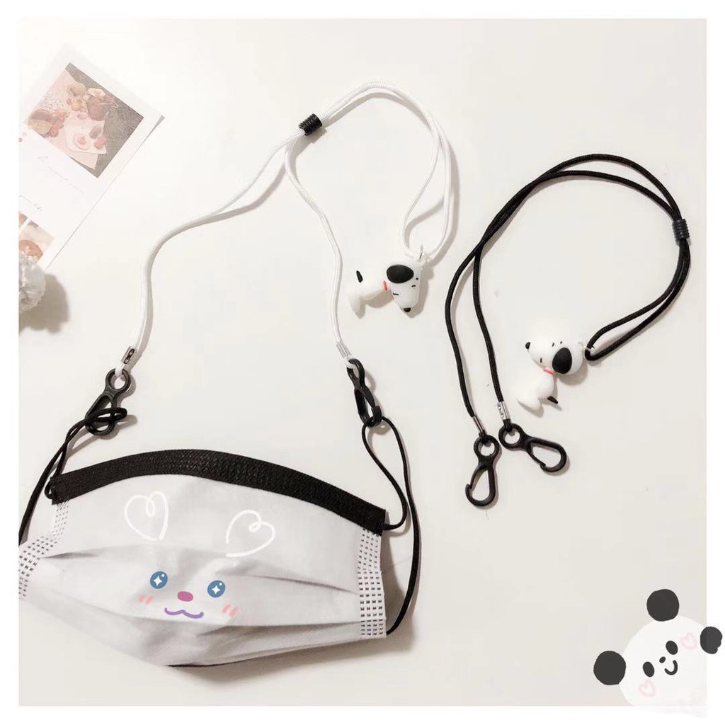 Dây Đeo Mắt Kính Họa Tiết Hoạt Hình Snoopy Phong Cách Nhật Hàn Mới