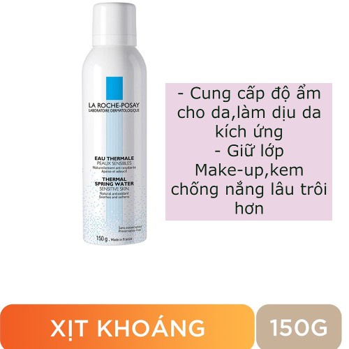 Xịt Khoáng Làm Dịu Và Bảo Vệ Da La Roche-Posay Thermal Spring Water (150ml)