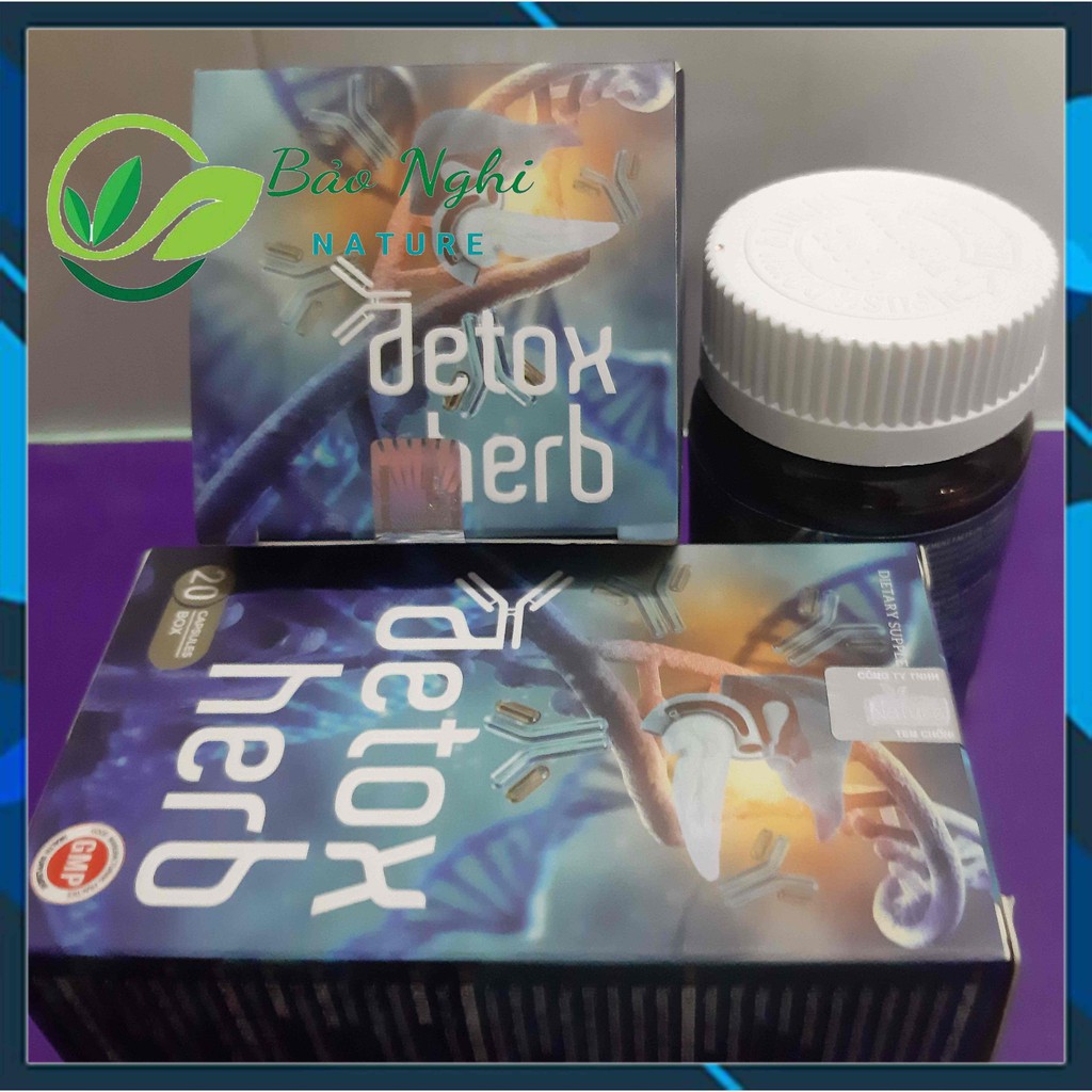 [COMBO 3 HỘP] Viên Uống DETOXHERB - Diệt Ký Sinh Trùng - Nâng Cao Đề Kháng - Chính Hãng Hộp 20 Viên | BigBuy360 - bigbuy360.vn