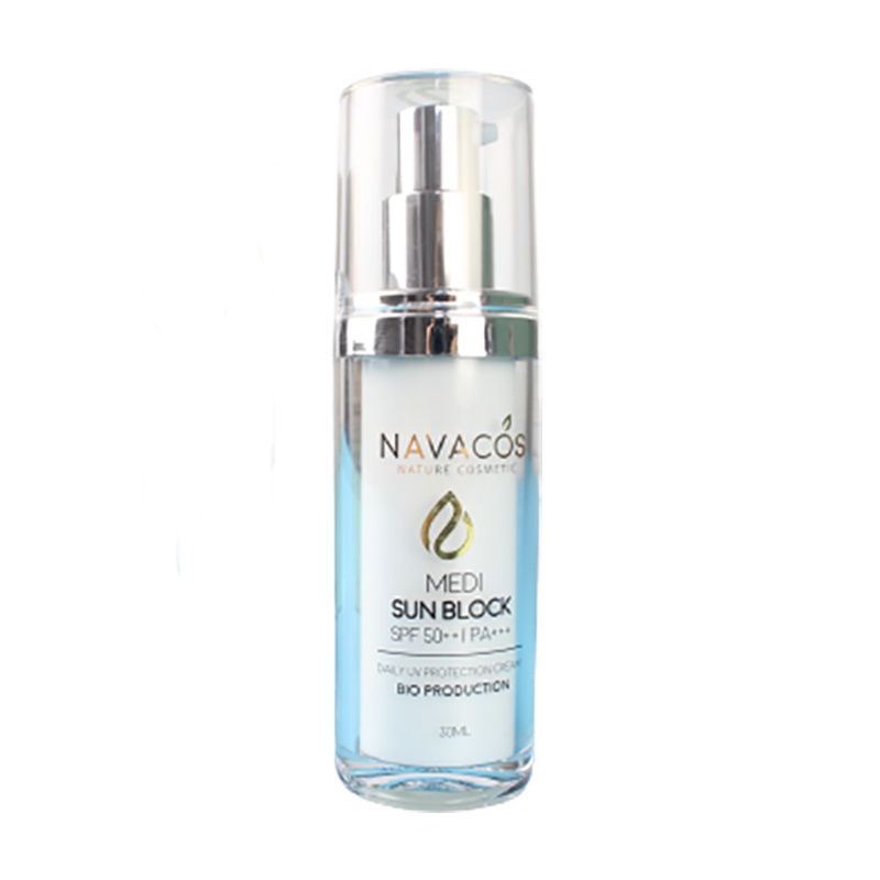 Kem chống nắng sinh học nâng tone da Navacos Medi Sun Block SPF 50+/PA+++ 30ml