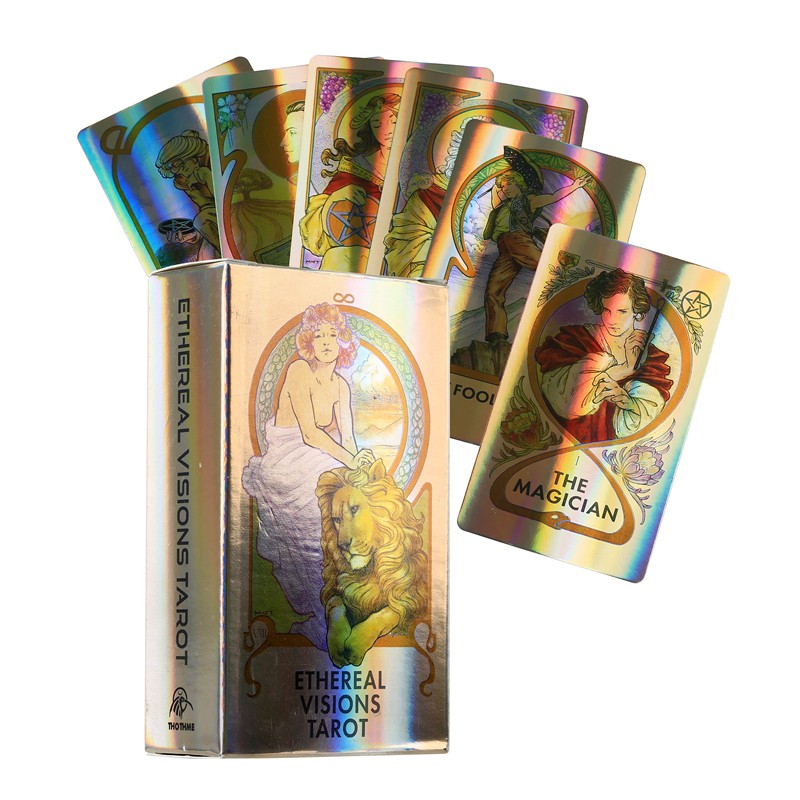 Bộ bài Ethereal Visions Tarot (Phiên bản Đặc Biệt) lá óng ánh