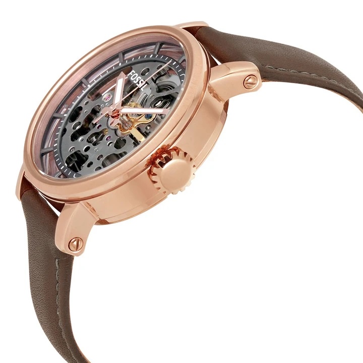 Đồng Hồ Nam Nữ Fossil 38mm ME3089 - Automatic - Dây da - Unisex