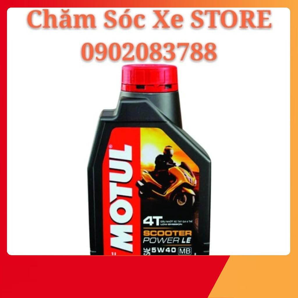 NHỚT MOTUL SCOOTER POWER LE 5W40 - NHỚT XE TAY GA 4T 1LÍT