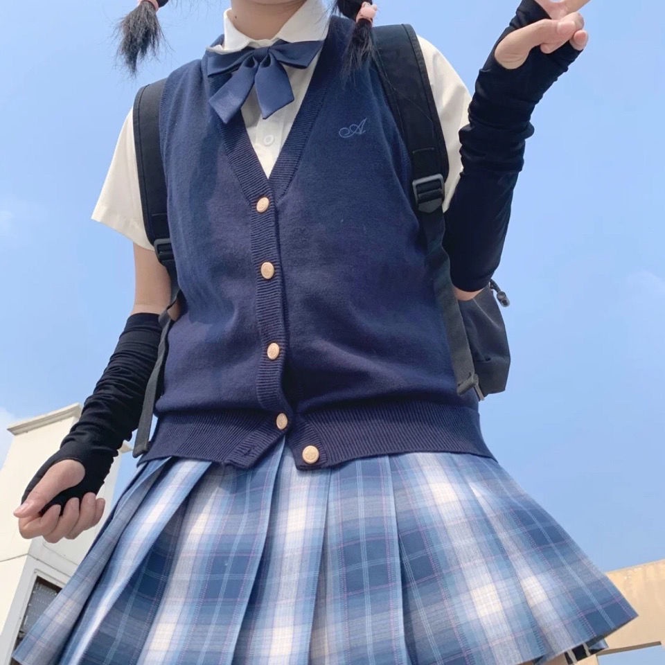 Găng tay ninja dệt kim dài hở nửa ngón chống nắng màu tối thời trang harajuku cho nam và nữ