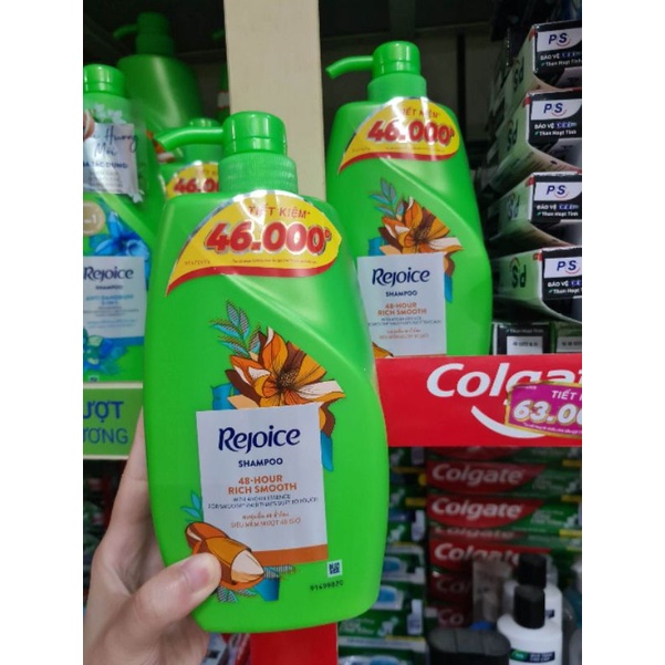 Dầu gội Rejoice chai vòi 900ml