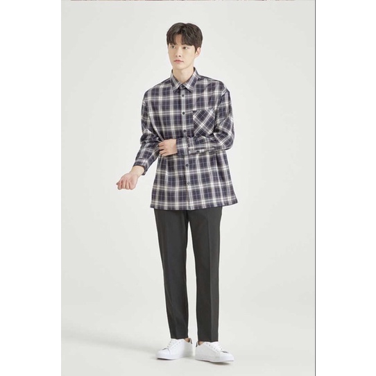 Áo sơ mi Hàn Spao Check Shirt