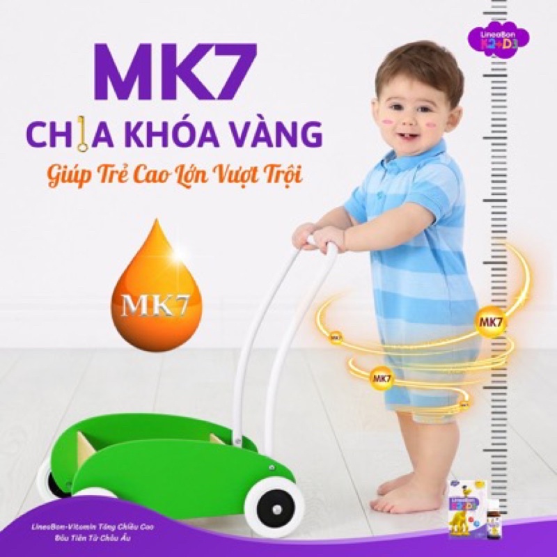 [Hàng chuẩn,kèm quà ] Vitamin tăng chiều cao D2K3 LineaBon cho bé từ 0 tháng