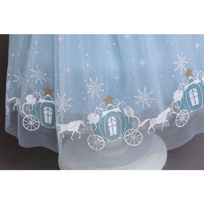 Đầm Hóa Trang Công Chúa Lọ Lem Nhân Dịp Halloween Cho Bé Gái