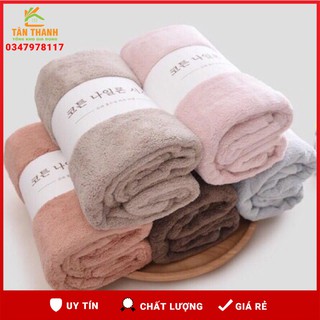 Khăn tắm hàn quốc chất lông cừu chuẩn 70x140cm
