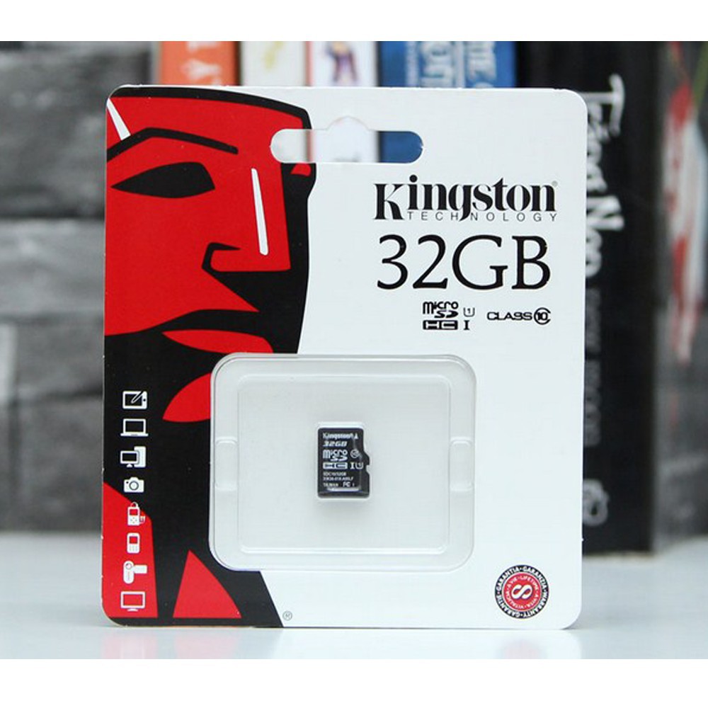 (GIÁ HỦY DIỆT)Thẻ nhớ 32g Kington class 10 dành cho camera IP-Bảo hành 5 năm