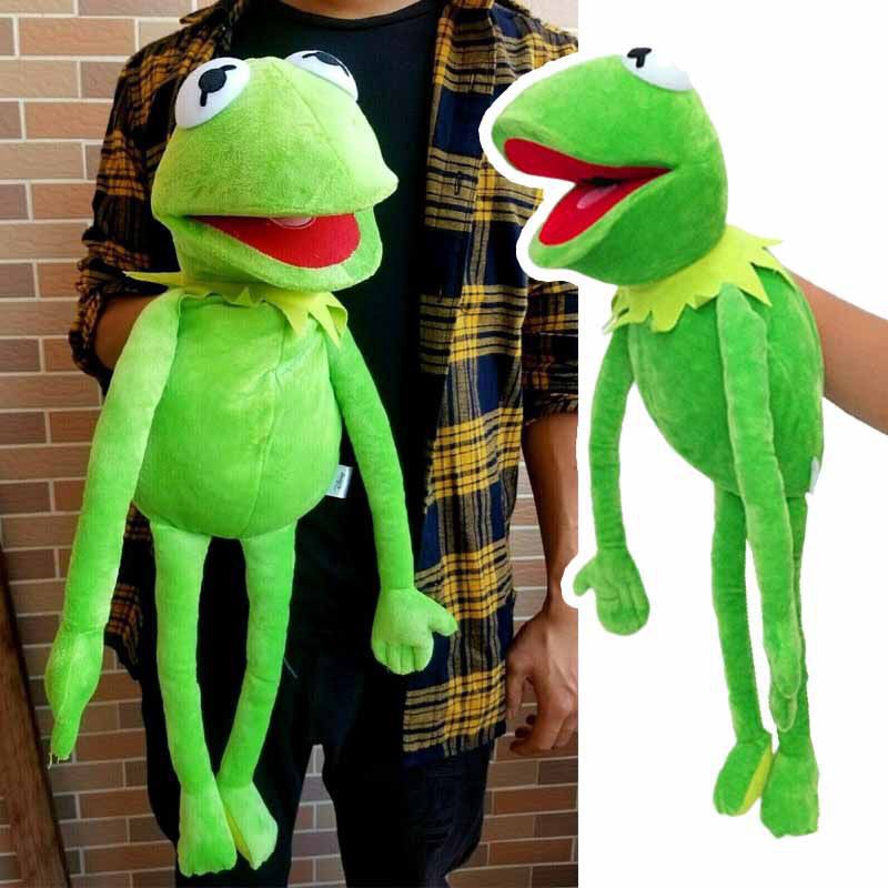 Con rối tay hình chú ếch nhồi bông kermit 60cm