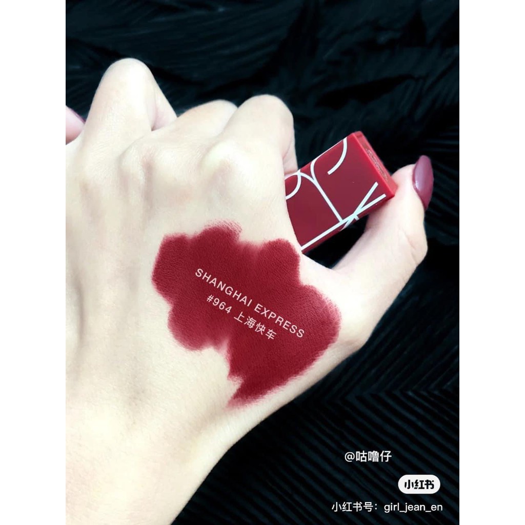 Son thỏi lì vỏ đỏ NARS Shanghai Express