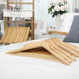 COMBO 10 MÓC GỖ TREO QUẦN ÁO