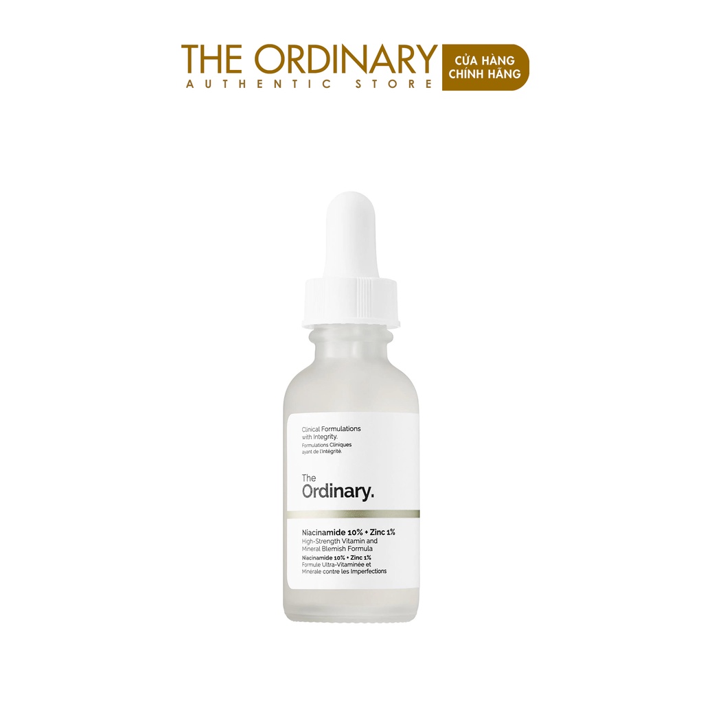 Tinh chất giảm mụn The Ordinary Niacinamide 10% + Zinc 1%
