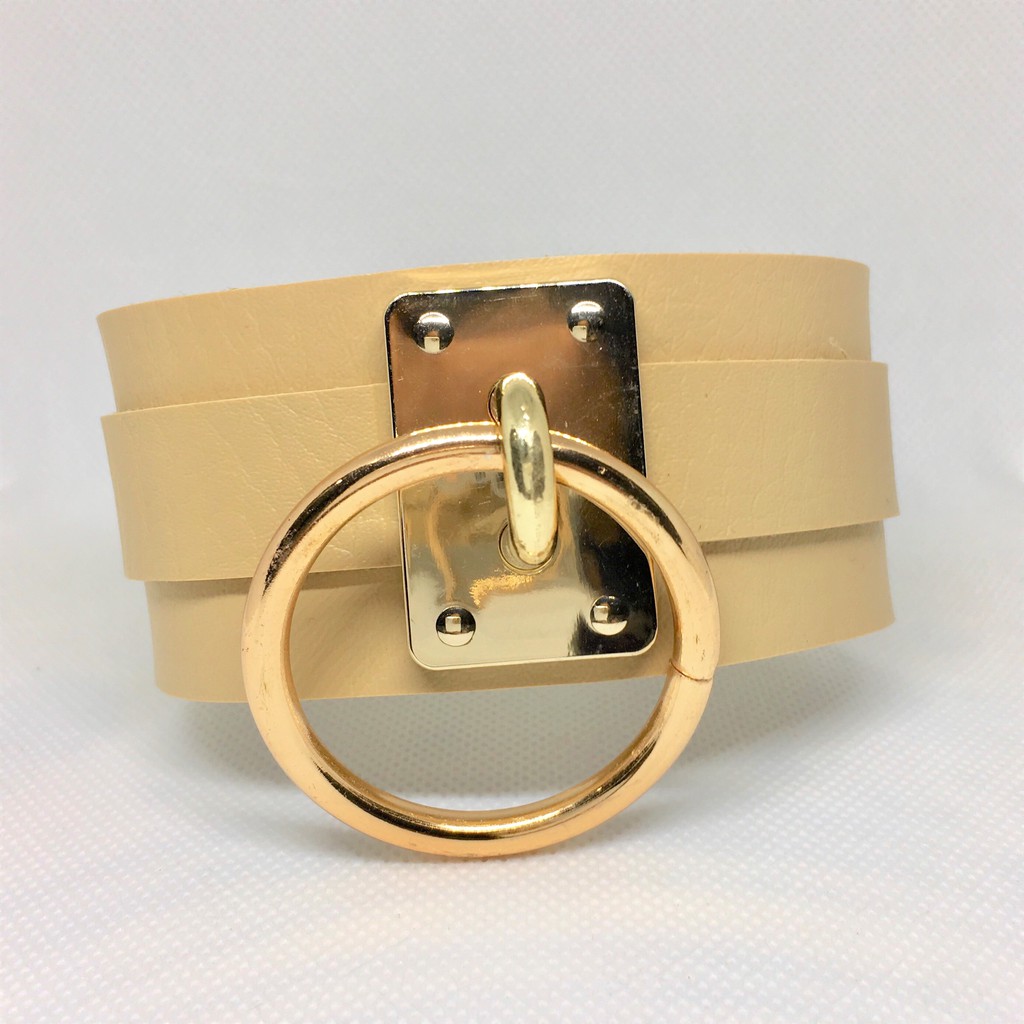Choker BigRing-vòng cổ tròn 2 màu sexy cá tính quyến rũ thu hút tạo khác biệt phù hợp với mọi dáng cổ